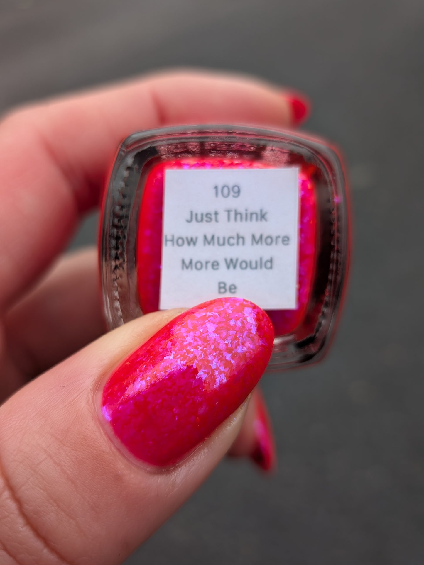 Just Think How Much More More Would Be